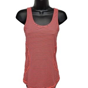 Zella Double Scoop  Stripe Tank Size Small P